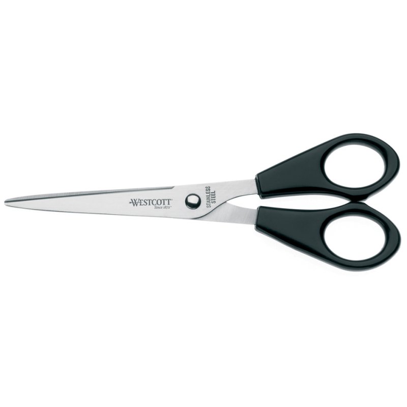 WESTCOTT ciseau de bureau, 25 cm, noir, droitier